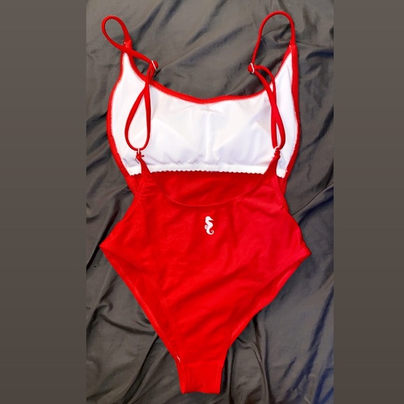 Other - COPY - Red Baywatch One Piece Bathing suit swimwear